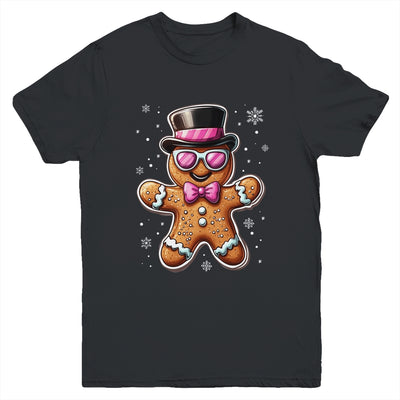 Gingerbread Cookie Christmas Pink Coquette Xmas Boy Girls Youth Shirt | siriusteestore