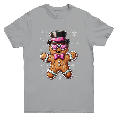 Gingerbread Cookie Christmas Pink Coquette Xmas Boy Girls Youth Shirt | siriusteestore