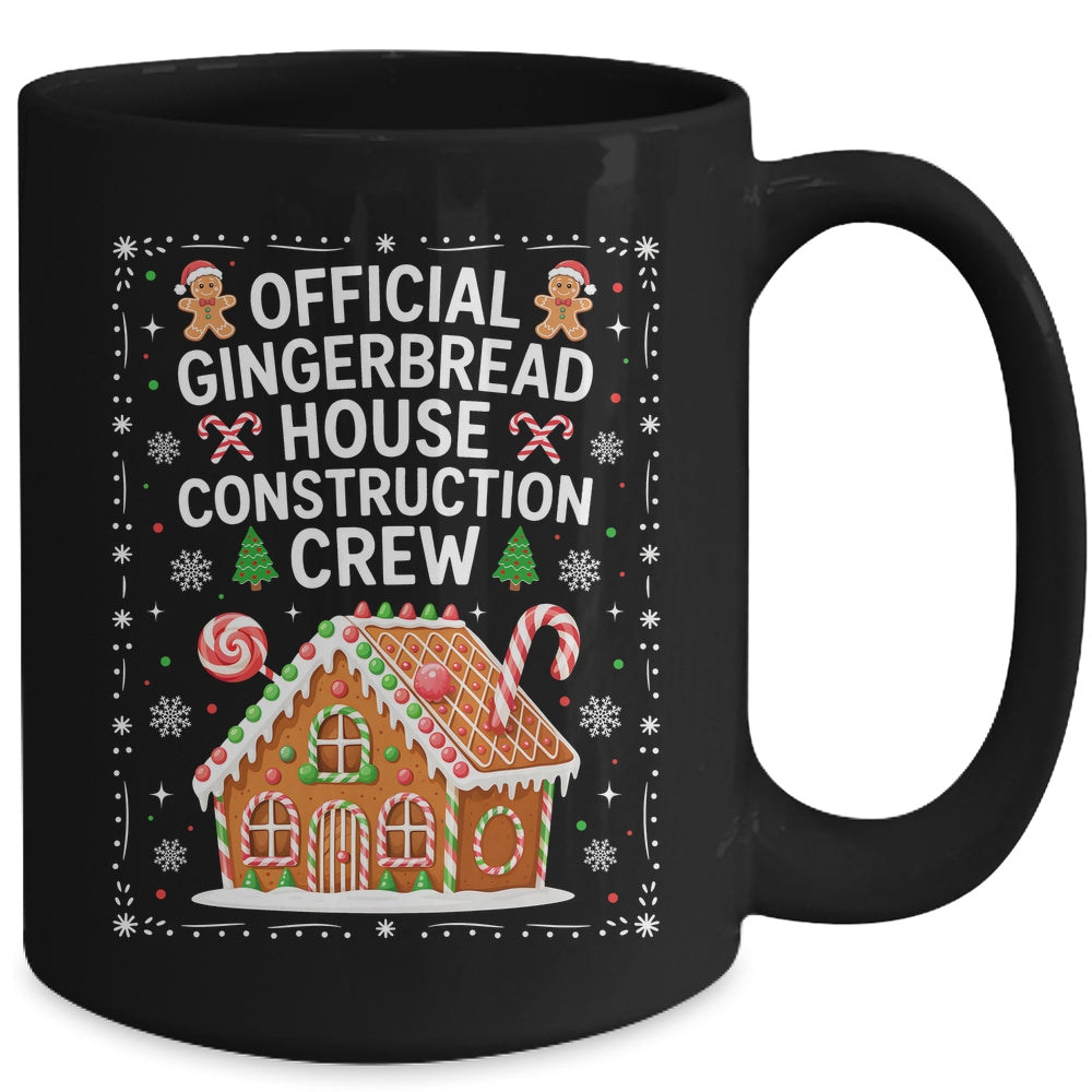 Gingerbread House Construction Crew Cookie Baking Christmas Mug | siriusteestore
