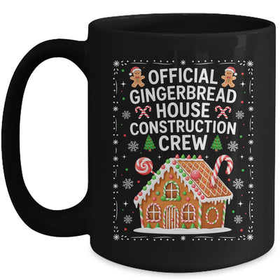 Gingerbread House Construction Crew Cookie Baking Christmas Mug | siriusteestore