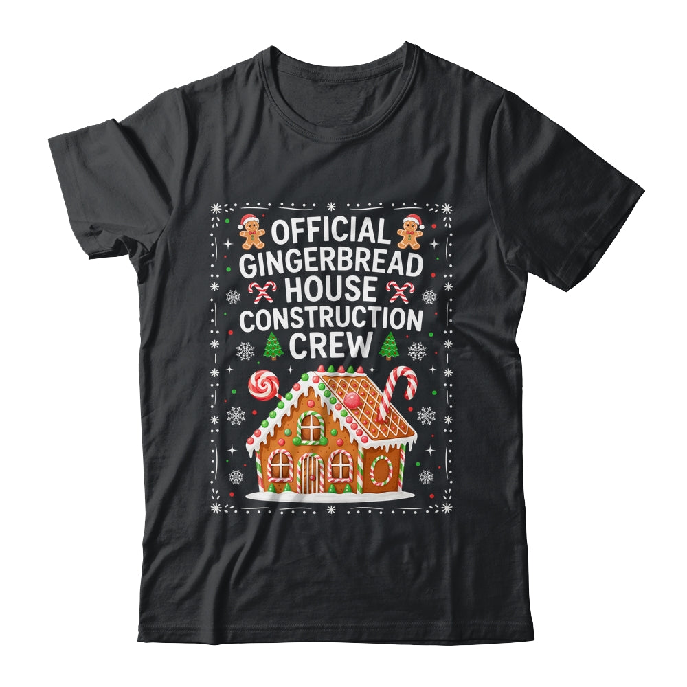 Gingerbread House Construction Crew Cookie Baking Christmas Shirt & Sweatshirt | siriusteestore