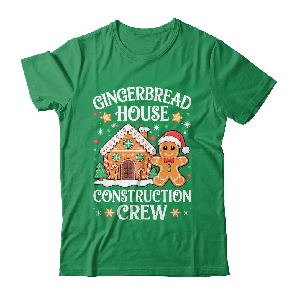 Gingerbread House Construction Crew Decorating Baking Xmas Shirt & Sweatshirt | siriusteestore