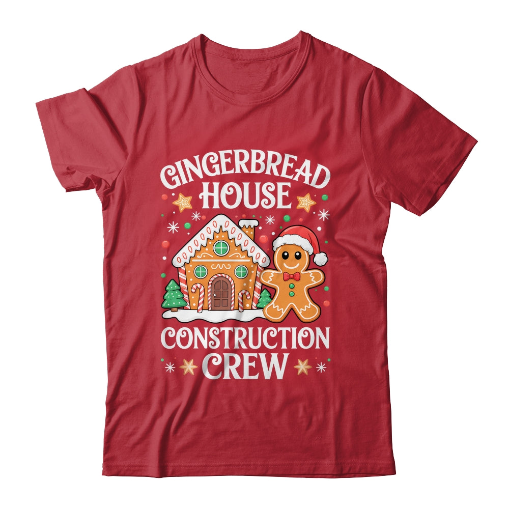 Gingerbread House Construction Crew Decorating Baking Xmas Shirt & Sweatshirt | siriusteestore