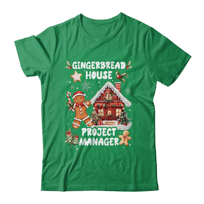 Gingerbread House Project Manager Cookie Baking Christmas Shirt & Sweatshirt | siriusteestore