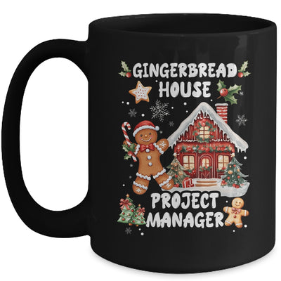 Gingerbread House Project Manager Cookie Baking Christmas Mug | siriusteestore