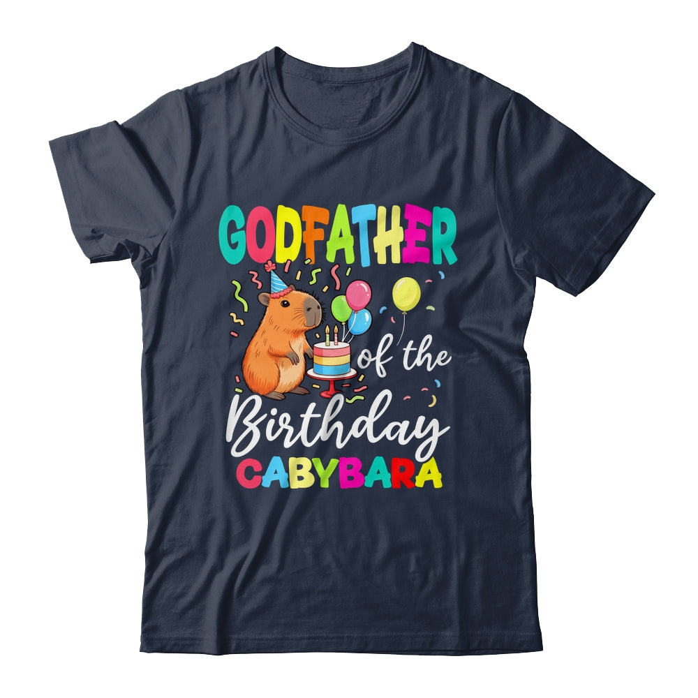 Godfather Of The Birthday Capybara Girl Bday Party Family Shirt & Hoodie | siriusteestore