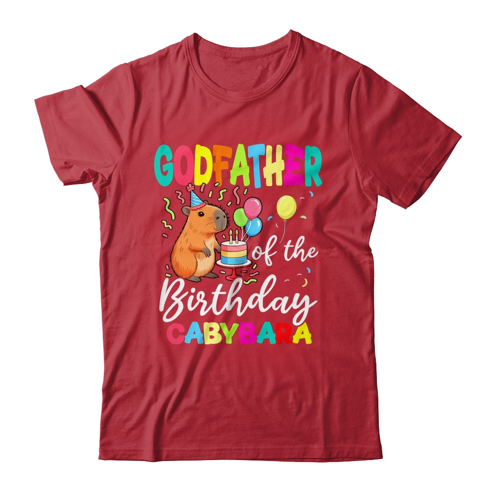 Godfather Of The Birthday Capybara Girl Bday Party Family Shirt & Hoodie | siriusteestore