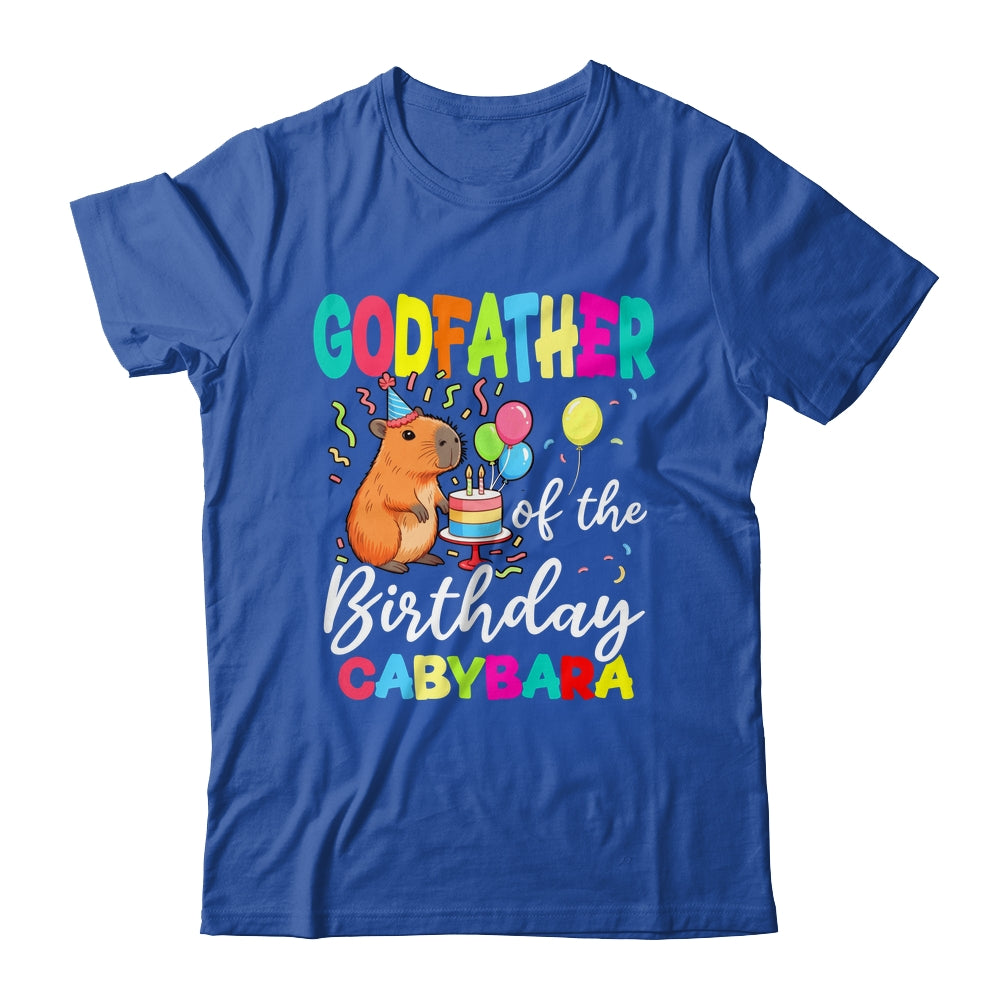 Godfather Of The Birthday Capybara Girl Bday Party Family Shirt & Hoodie | siriusteestore