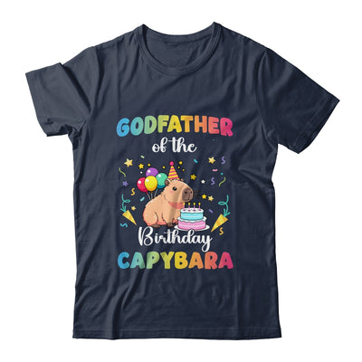 Godfather Of The Birthday Girl Capybara Bday Party Family Shirt & Hoodie | siriusteestore