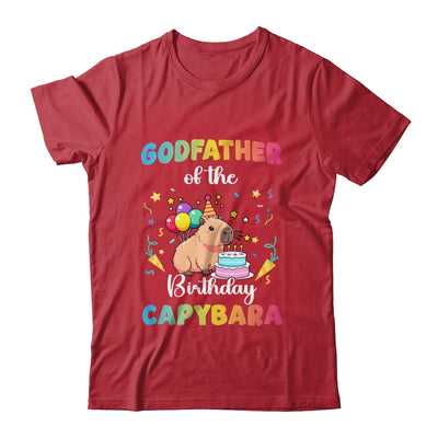 Godfather Of The Birthday Girl Capybara Bday Party Family Shirt & Hoodie | siriusteestore