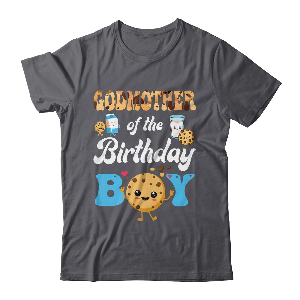 Godmother Of The Birthday Boy Milk And Cookies 1st Birthday Shirt & Hoodie | siriusteestore
