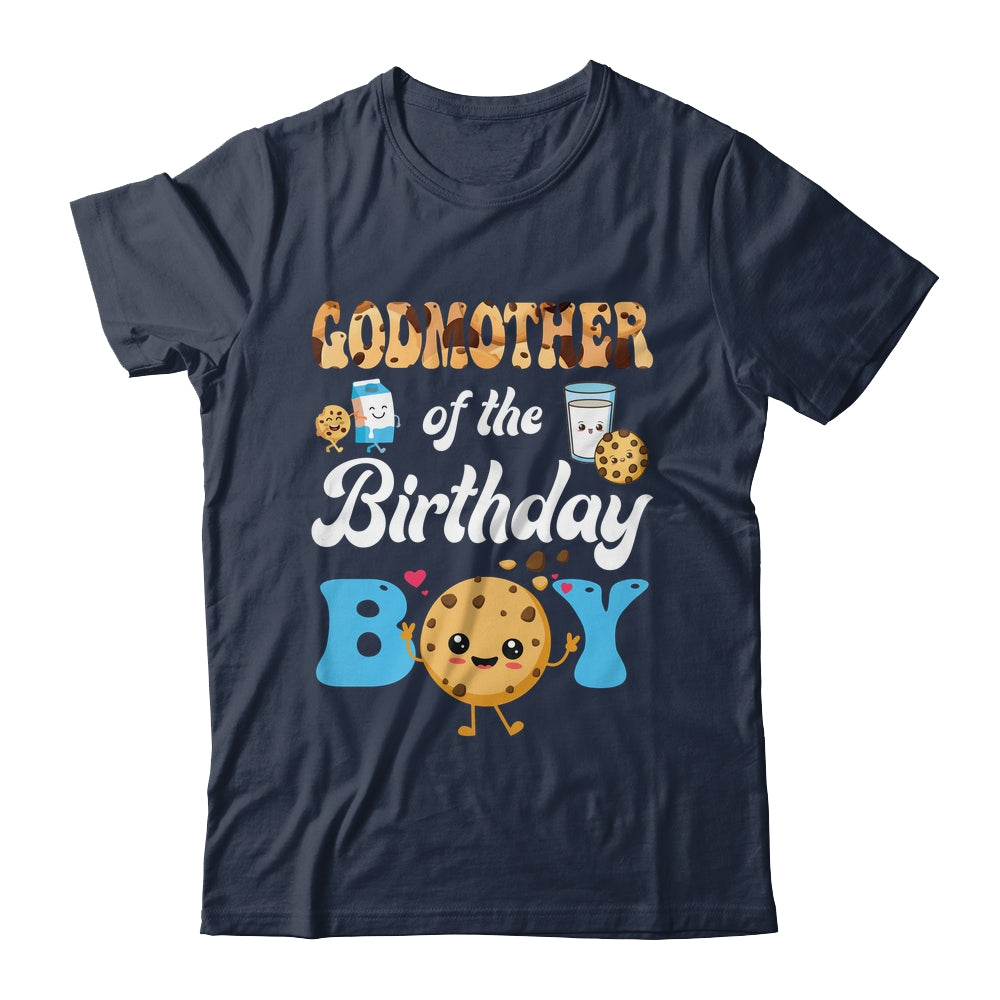 Godmother Of The Birthday Boy Milk And Cookies 1st Birthday Shirt & Hoodie | siriusteestore