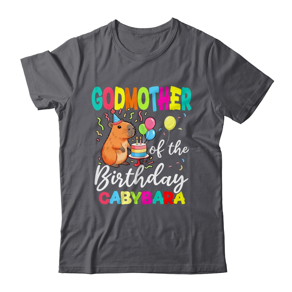 Godmother Of The Birthday Capybara Girl Bday Party Family Shirt & Hoodie | siriusteestore