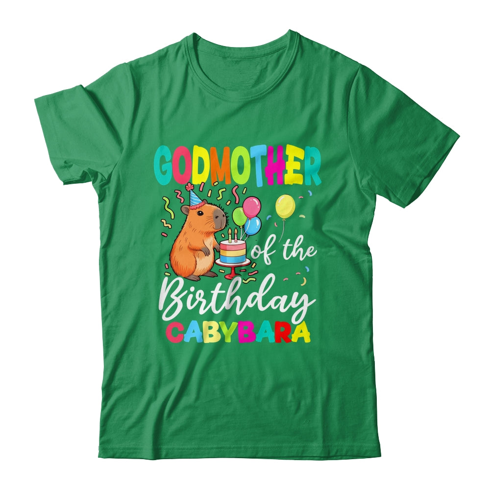 Godmother Of The Birthday Capybara Girl Bday Party Family Shirt & Hoodie | siriusteestore