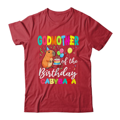 Godmother Of The Birthday Capybara Girl Bday Party Family Shirt & Hoodie | siriusteestore