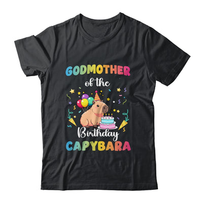 Godmother Of The Birthday Girl Capybara Bday Party Family Shirt & Hoodie | siriusteestore