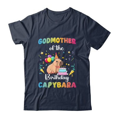Godmother Of The Birthday Girl Capybara Bday Party Family Shirt & Hoodie | siriusteestore