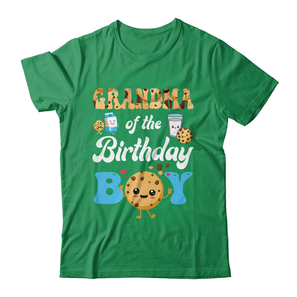 Grandma Of The Birthday Boy Milk And Cookies 1st Birthday Shirt & Hoodie | siriusteestore