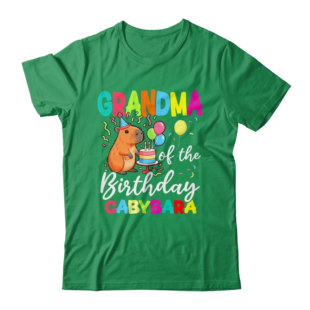 Grandma Of The Birthday Capybara Girl Bday Party Family Shirt & Hoodie | siriusteestore
