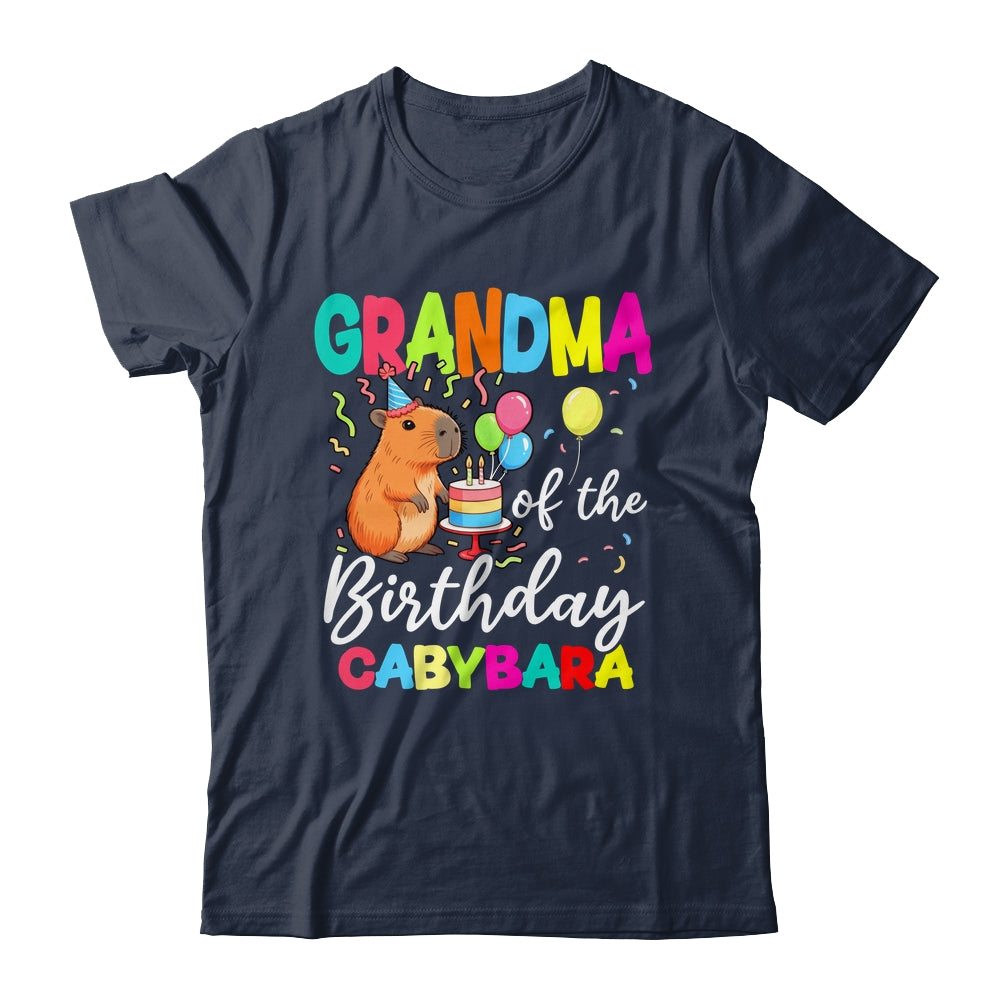 Grandma Of The Birthday Capybara Girl Bday Party Family Shirt & Hoodie | siriusteestore