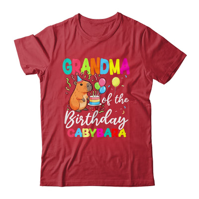 Grandma Of The Birthday Capybara Girl Bday Party Family Shirt & Hoodie | siriusteestore