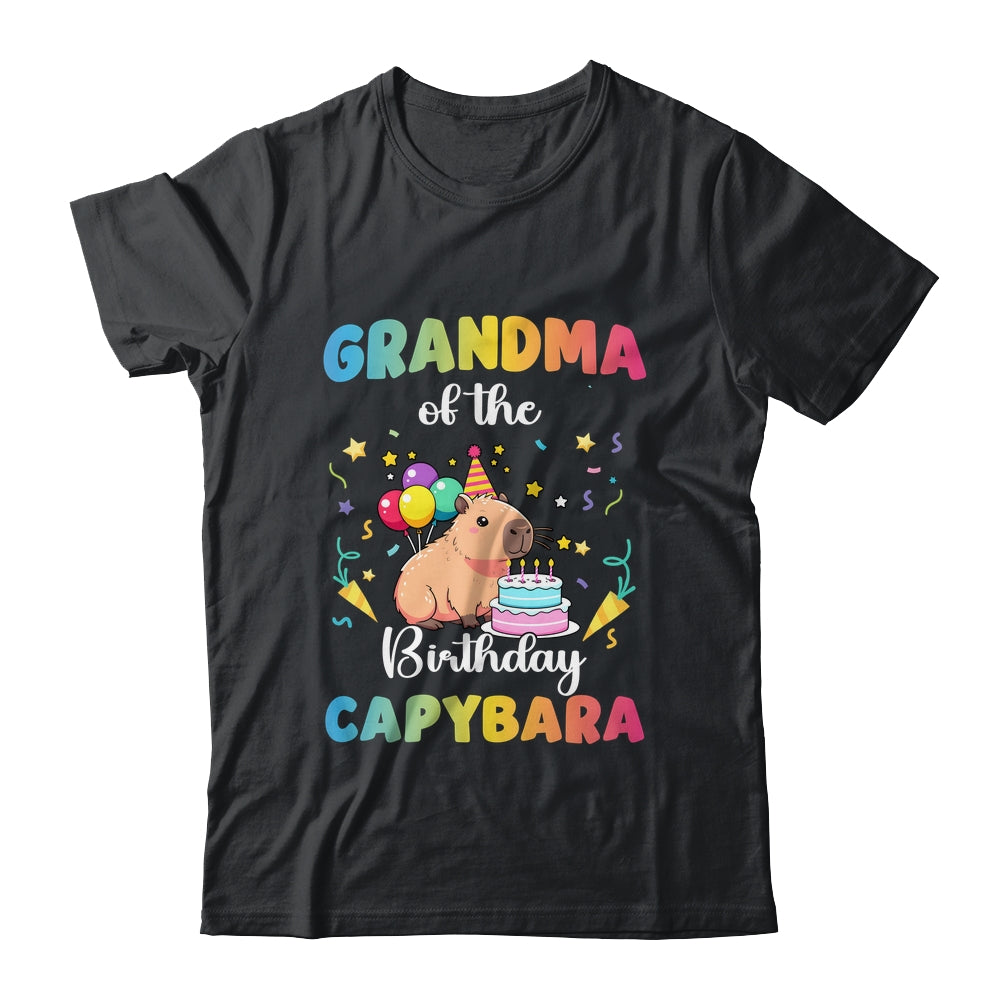 Grandma Of The Birthday Girl Capybara Bday Party Family Shirt & Hoodie | siriusteestore