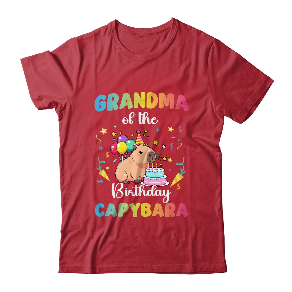 Grandma Of The Birthday Girl Capybara Bday Party Family Shirt & Hoodie | siriusteestore