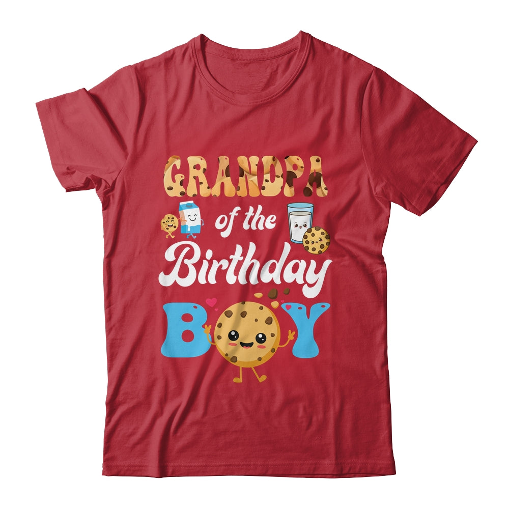 Grandpa Of The Birthday Boy Milk And Cookies 1st Birthday Shirt & Hoodie | siriusteestore