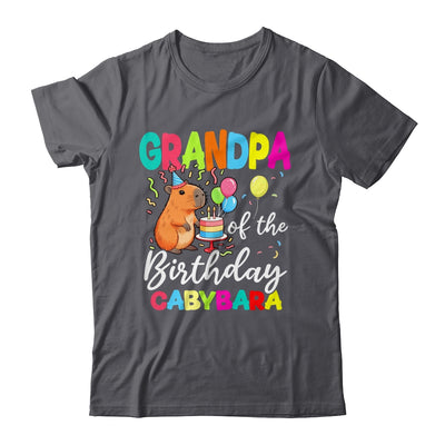 Grandpa Of The Birthday Capybara Girl Bday Party Family Shirt & Hoodie | siriusteestore