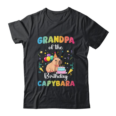 Grandpa Of The Birthday Girl Capybara Bday Party Family Shirt & Hoodie | siriusteestore