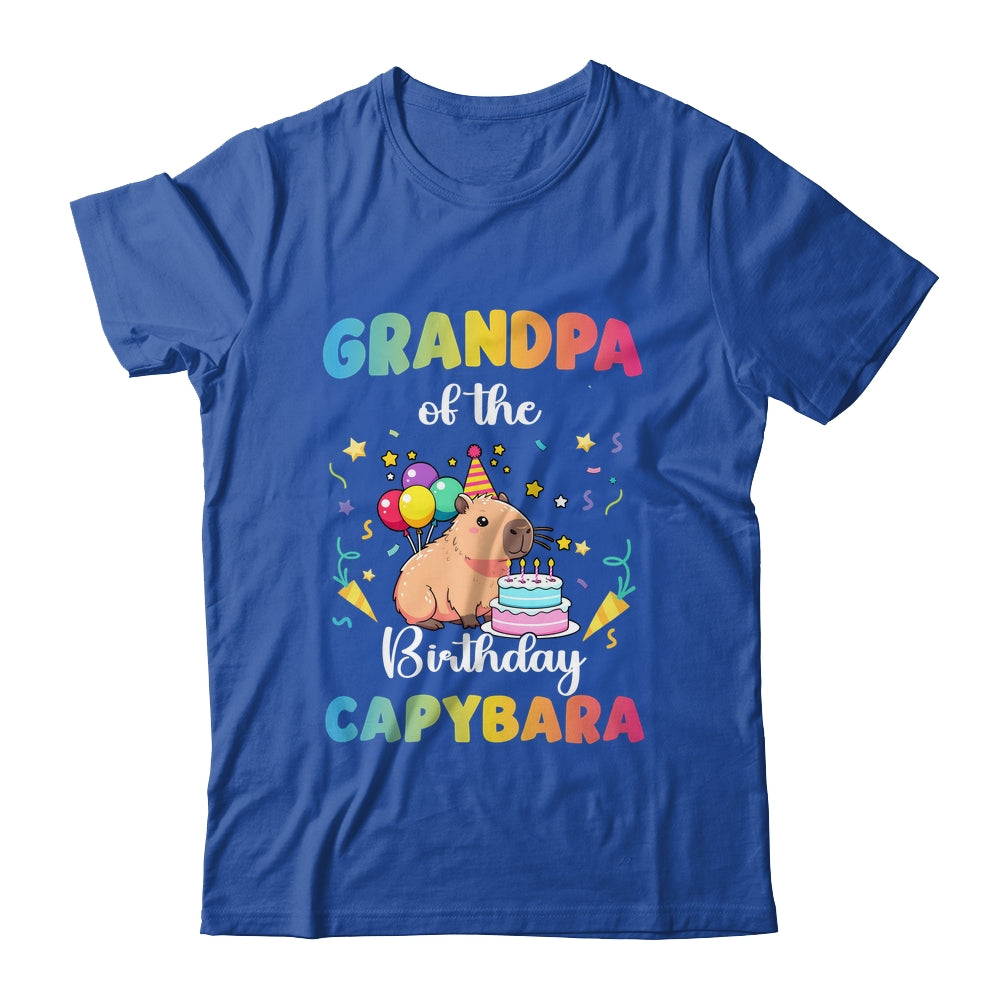 Grandpa Of The Birthday Girl Capybara Bday Party Family Shirt & Hoodie | siriusteestore