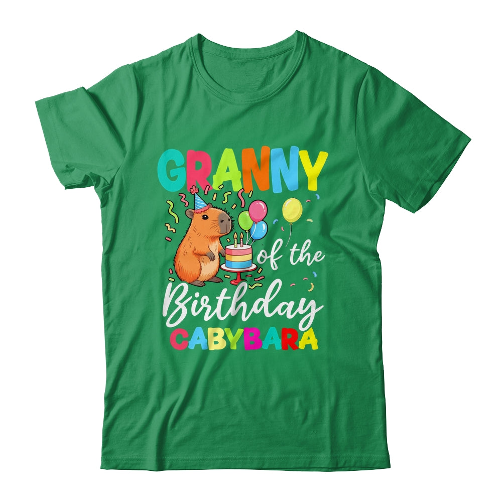 Granny Of The Birthday Capybara Girl Bday Party Family Shirt & Hoodie | siriusteestore