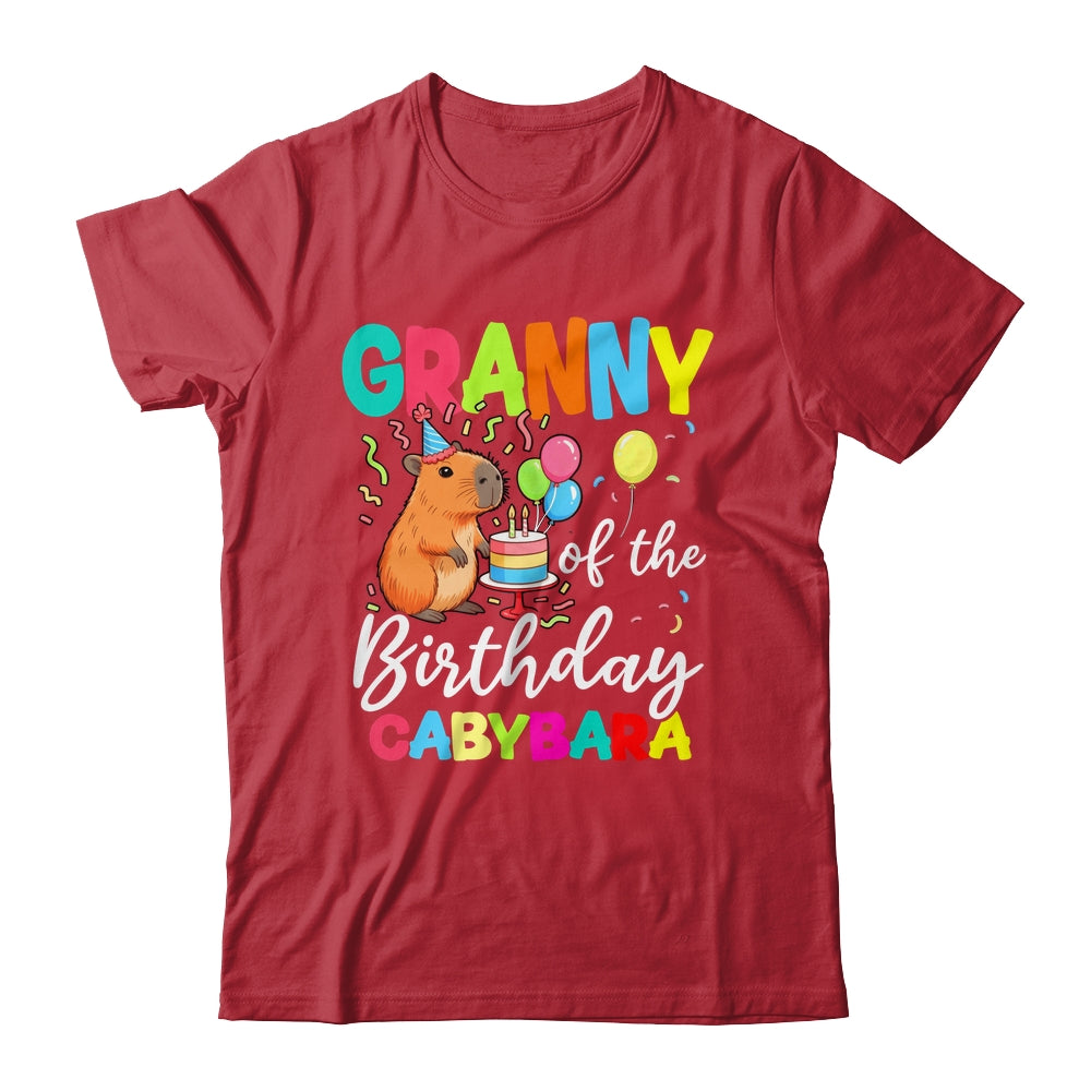 Granny Of The Birthday Capybara Girl Bday Party Family Shirt & Hoodie | siriusteestore
