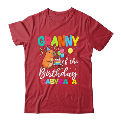 Granny Of The Birthday Capybara Girl Bday Party Family Shirt & Hoodie | siriusteestore