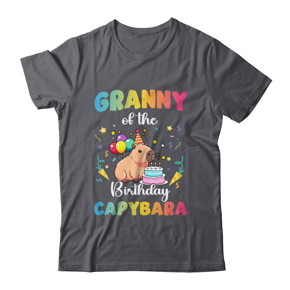 Granny Of The Birthday Girl Capybara Bday Party Family Shirt & Hoodie | siriusteestore