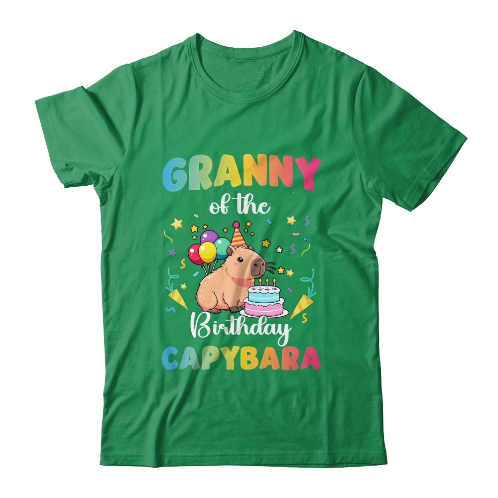 Granny Of The Birthday Girl Capybara Bday Party Family Shirt & Hoodie | siriusteestore
