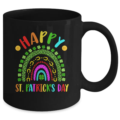Happy St Saint Patrick's Day Rainbow Colorful Girls Kids Mug | siriusteestore