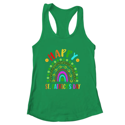 Happy St Saint Patrick's Day Rainbow Colorful Girls Kids Shirt & Tank Top | siriusteestore
