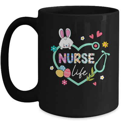 Heart Stethoscope Nurse Easter Nurse Life Funny Easter Day Mug | siriusteestore