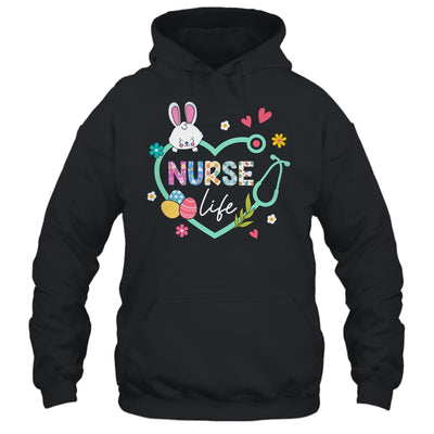 Heart Stethoscope Nurse Easter Nurse Life Funny Easter Day Shirt & Tank Top | siriusteestore