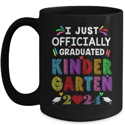 I Officially Graduated Kindergarten Graduation Class Of 2024 Mug | siriusteestore