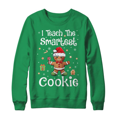 I Teach The Smartest Cookies Christmas Gingerbread Santa Hat Shirt & Sweatshirt | siriusteestore