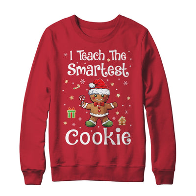 I Teach The Smartest Cookies Christmas Gingerbread Santa Hat Shirt & Sweatshirt | siriusteestore