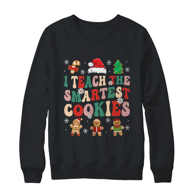 I Teach The Smartest Cookies Christmas Xmas Teacher Groovy Shirt & Sweatshirt | siriusteestore