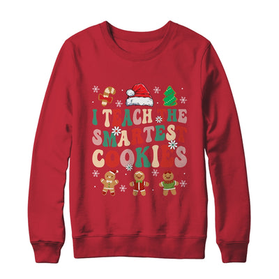 I Teach The Smartest Cookies Christmas Xmas Teacher Groovy Shirt & Sweatshirt | siriusteestore