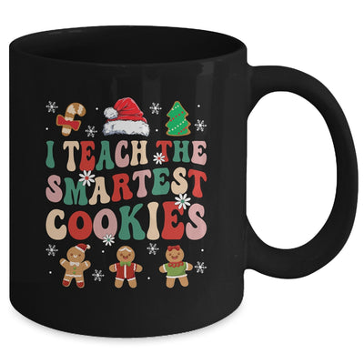 I Teach The Smartest Cookies Christmas Xmas Teacher Groovy Mug | siriusteestore