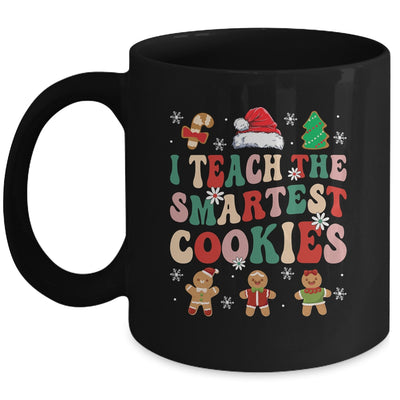 I Teach The Smartest Cookies Christmas Xmas Teacher Groovy Mug | siriusteestore