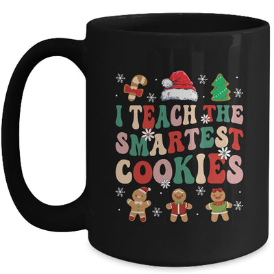 I Teach The Smartest Cookies Christmas Xmas Teacher Groovy Mug | siriusteestore