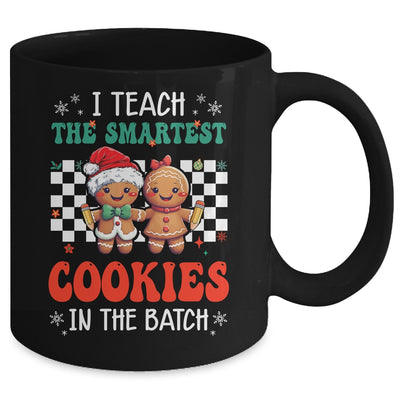 I Teach The Smartest Cookies In The Batch Teacher Christmas Mug | siriusteestore