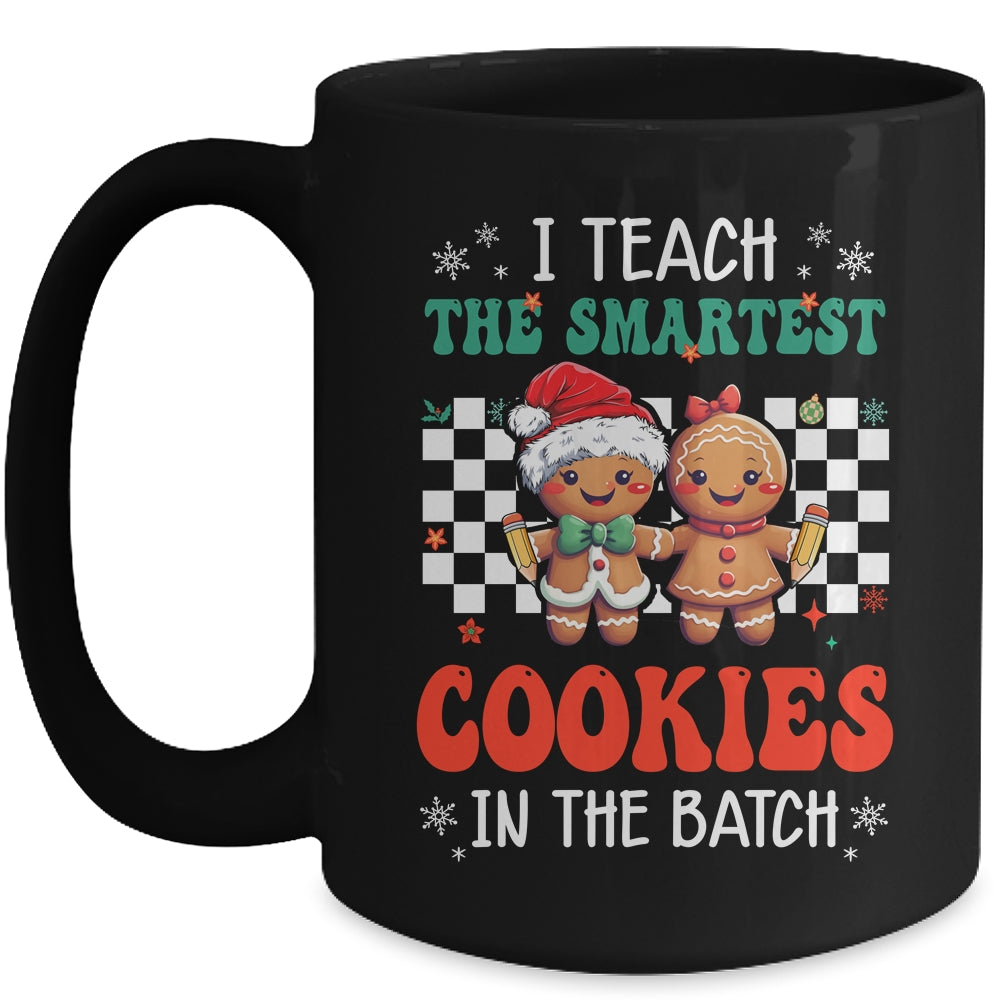 I Teach The Smartest Cookies In The Batch Teacher Christmas Mug | siriusteestore